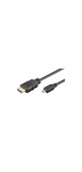 Kabel PremiumCord 4K HDMI A - HDMI A M/M zlacené konektory 0,5m