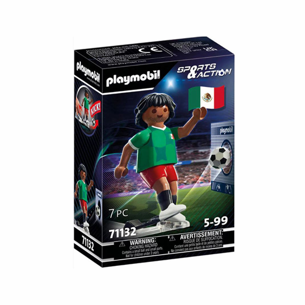 Fotbalista Mexika Playmobil, Sport a akce, 7 dílků, 71132