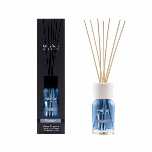 Skleněný difuzér Millefiori Milano, Modrá Posidonie, 100 ml