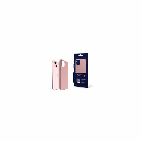 3mk Hardy Silicone MagCase pro Apple iPhone 15, Pink