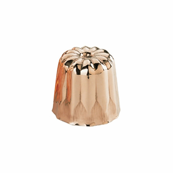 Měděná forma na Canelés de Buyer, 6820.35N, vroubkovaná, ...