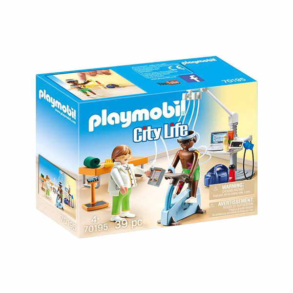 Ordinace fyzioterapeuta Playmobil, Nemocnice, 39 dílků
