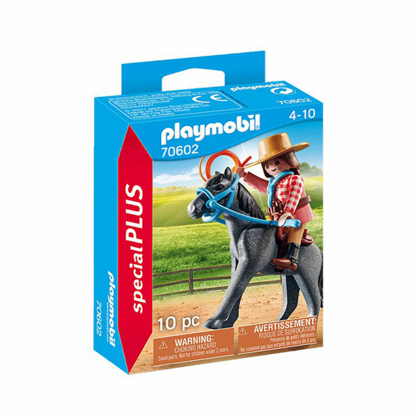 Westernová jezdkyně Playmobil, Jezdecký dvůr, 10 dílků | ...