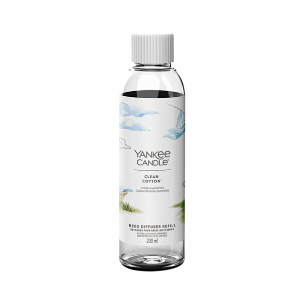 Náplň do difuzéru Yankee Candle, Čistá bavlna, 200 ml