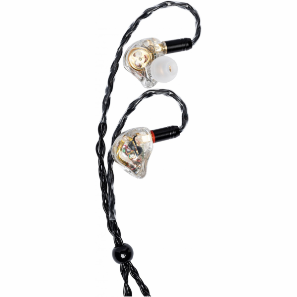 Stagg SPM-PRO TR, 3-driver in-ear sluchátka, transparentní