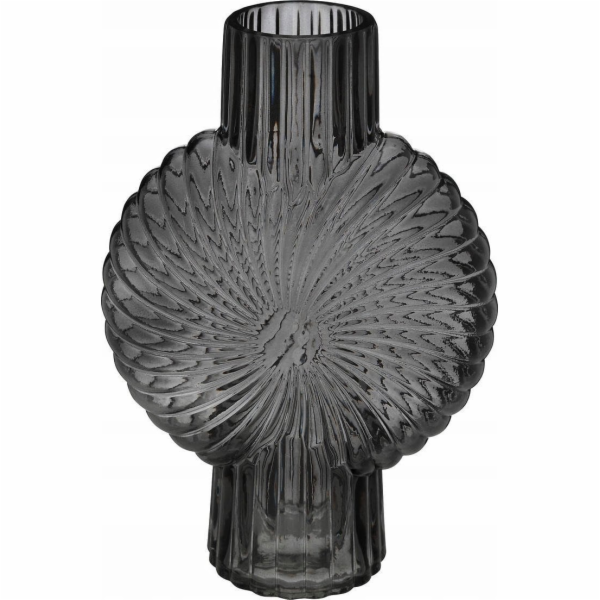 Atmosphera COQUILLAGE váza z tónovaného skla, 25 cm