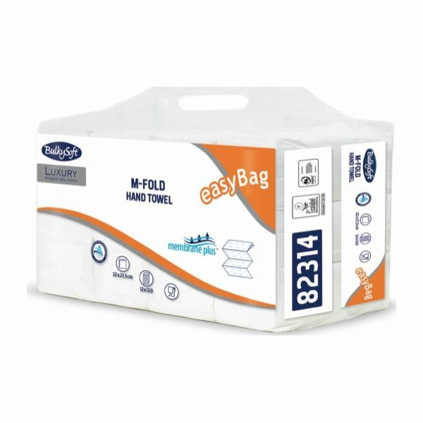 Bulkysoft Skládací ručníky BulkySoft Luxury M-Fold 3w cel...