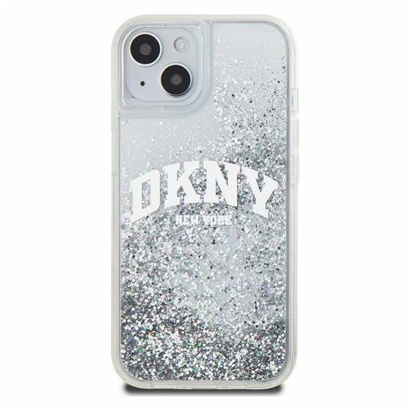 DKNY  tekuté třpytivé velké logo – pouzdro na iPhone 15/1...