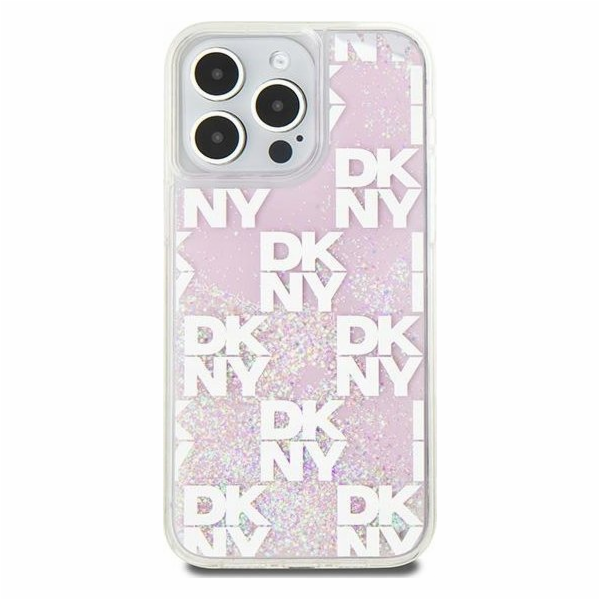 DKNY  Liquid Glitter Multilogo – pouzdro iPhone 15 Pro Ma...