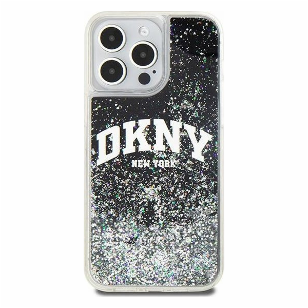 Velké logo DKNY  Liquid Glitter – pouzdro na iPhone 15 Pr...