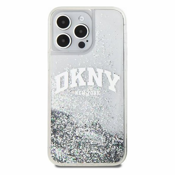 Velké logo DKNY  Liquid Glitter – pouzdro na iPhone 15 Pr...