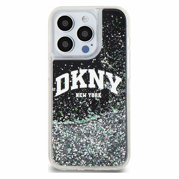 Velké logo DKNY  Liquid Glitter – pouzdro na iPhone 15 Pr...