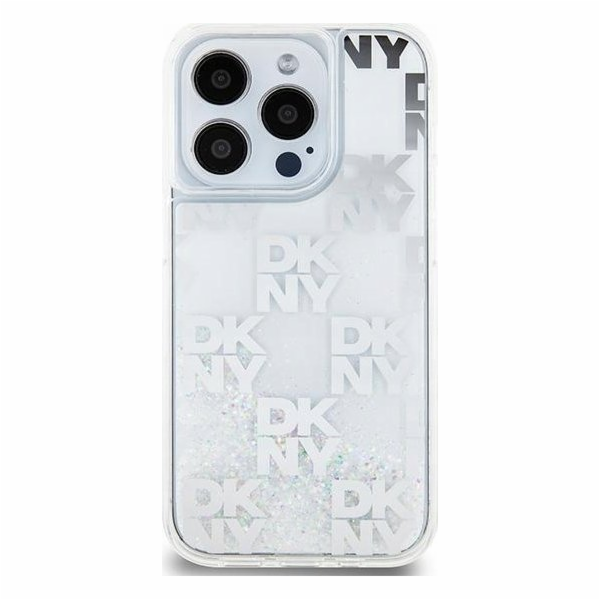 DKNY  Liquid Glitter Multilogo – pouzdro na iPhone 15 Pro...