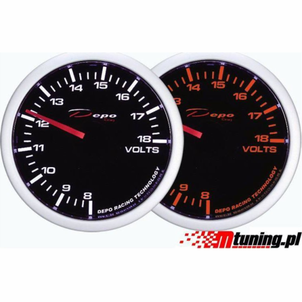DRacing_F DEPO CLOCK WA 60mm - Voltmetr