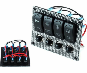 TurboWorks_F spínače 12/24V x4 IP68