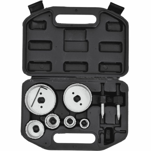 AWTools sada wolframových pil na dlaždice 9 kusů 22-73 mm...