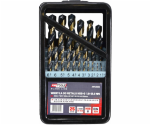 AWTools vrtačka AWTOOLS DRILL METAL HSS M2 SET. 25ks /1,0...