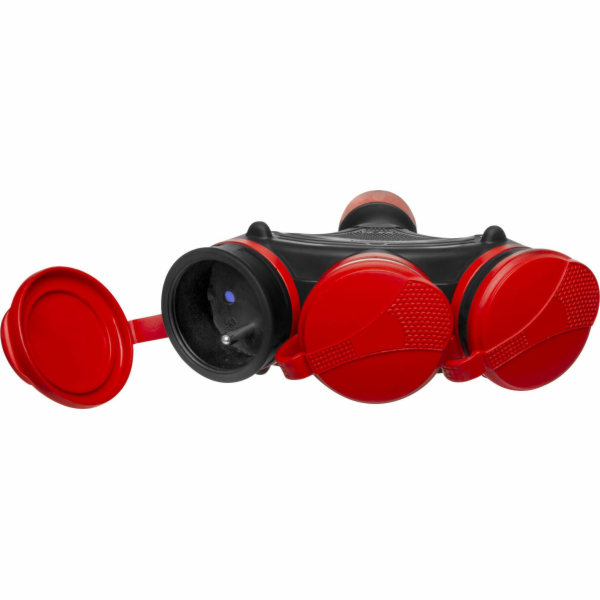 AWTools TROJITÁ ZÁSUVKA EXTREME S KLAPOU IP54 16A