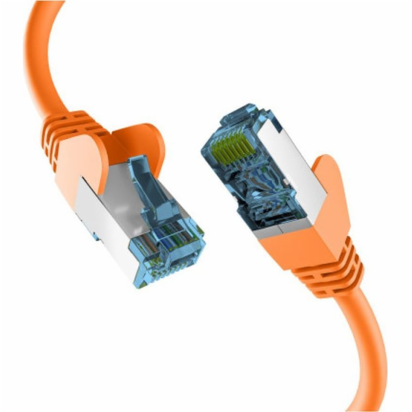 EFB  RJ45 PATCKABEL s CAT7 ROHKABEL ORANŽOVÁ 50m
