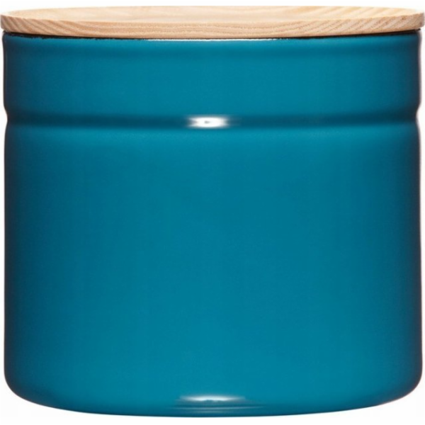 Riess  - Kuchyňská nádoba s dřevěným víkem 1,3l Silent Blue