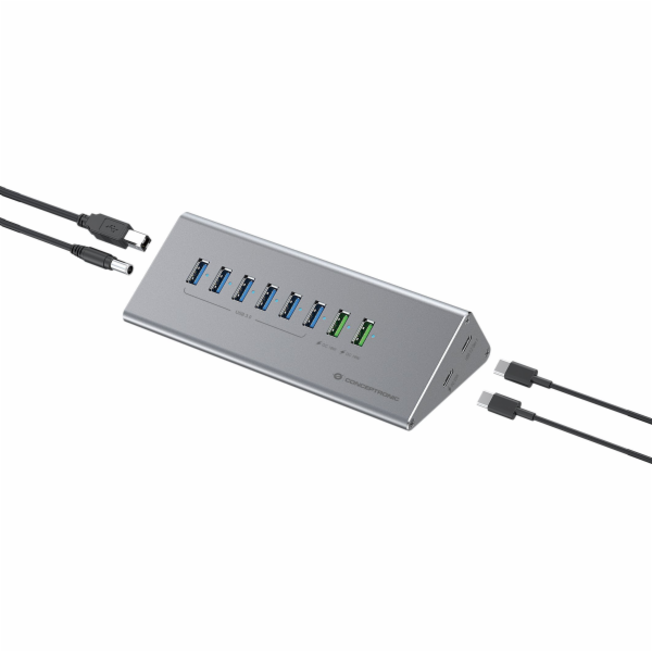 Conceptronic USB HUB CONCEPTRONIC USB Hub -> 8x USB-A 60W...