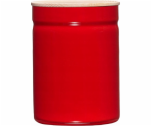 Riess  - Kuchyňská nádoba s dřevěným víkem 2,2l Fresh Tomato