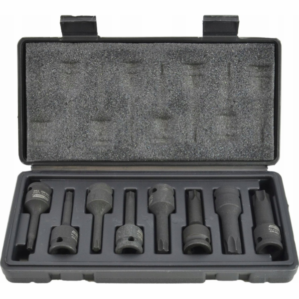 AWTools RÁZOVÉ KLÍČKY TORX 8 ks. BLACKLINE