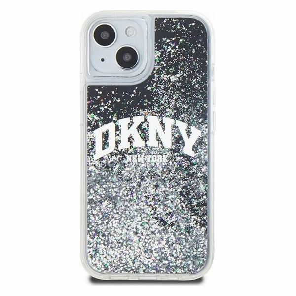 DKNY  tekuté třpytivé velké logo – pouzdro na iPhone 15 P...