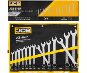 JCB Sada KOMBINOVANÝCH KLÍČŮ JCB, 14 ks. (10-32 mm)