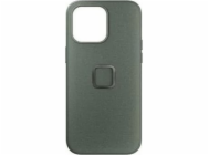 Peak Design  Mobile Everyday Case Fabric iPhone 15 Plus – šedo-zelené