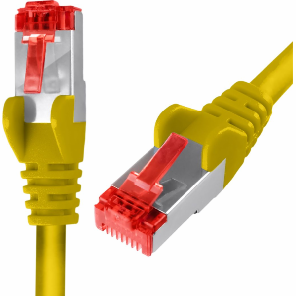 Spacetronik kabel RJ45 CAT 6 S/FTP AWG27 LSZH žlutý 25m