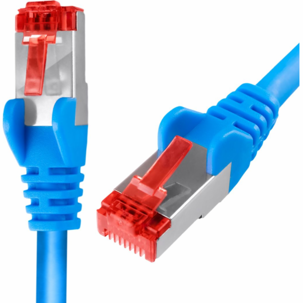Spacetronik RJ45 CAT 6 S/FTP kabel AWG27 LSZH modrý 30m