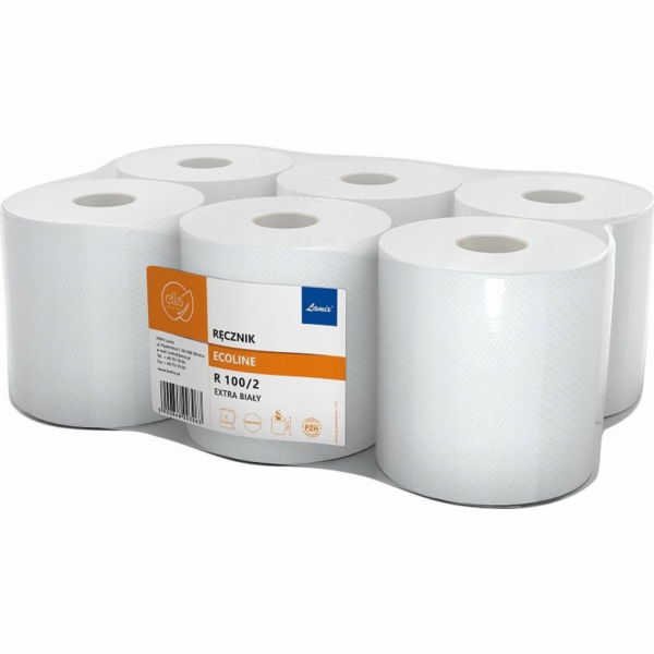 Ellis role ručníků 100m 2w recyklovaný papír bílý (6)