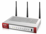 Zyxel USG20W-VPN-EU0101F bezdrátový router Gigabit Ethernet Dvoupásmový (2,4 GHz / 5 GHz) Šedá, Červená
