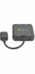TECHLY 026500 HDMI audio extractor Jack 3.5mm S/PDIF Toslink