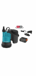 GARDENA bateriové ponorné čerpadlo na čistou vodu 2000/2 18V P4A Set, ponorné / tlakové čerpadlo