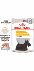 ROYAL CANIN Dermacomfort - Mokré krmivo pro psy - 12 x 85 g