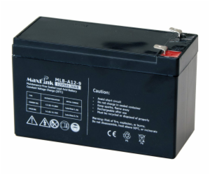 MaxLink olověná baterie AGM 12V 9Ah,Faston 6,3mm