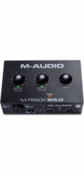M-AUDIO M-Track Solo USB Zvukové rozhraní Předzesilovač Crystal 16 bit 48 kHz Černá