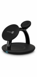 CONNECT IT MultiCharge 3 v 1 MagSafe Wireless Fast Charge bezdrátová nabíječka, ČERNÁ