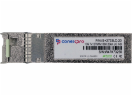 Conexpro 10G SFP+ průmyslový optický modul, WDM/BiDi, SM, Tx1270/Rx1330nm, 20km, 1x LC, DDM
