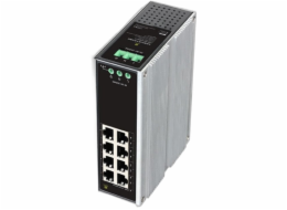 Conexpro GNT-IG1008GL-AC, Průmyslový switch na DIN lištu, 8x LAN