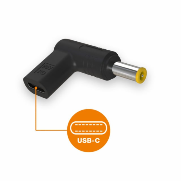 Aligator USB-C napájecí redukce 5,5x3,0 mm pro notebooky ...
