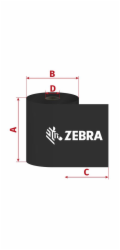 Zebra TT páska Wax šířka 156mm, délka 450m