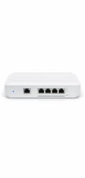 Ubiquiti USW-Flex-XG Ubiquiti Switch UniFi Compact USW-Flex-XG, 5-Port (4x 10GbE + 1x 1GbE, 802.3at PoE+ RJ45 input, USB-C