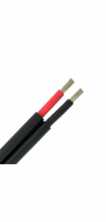 Kabel MHPower PV1-F pro soláry, měděný 2x 6mm2, 1kV, černý, dvojitý, cena za 1m