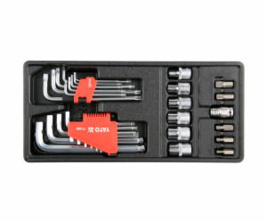 Vložka Yato Tool s příslušenstvím 31 ks. (YT-55451)