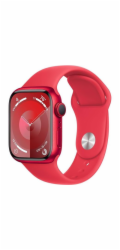 Apple Watch S9 Cell/45mm/PRODUCT RED/Sport Band/PRODUCT RED/-M/L