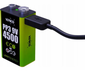 Verico LoopEnergy Li-Ion Akku 9V-Block, USB-C, 2er Pack m...
