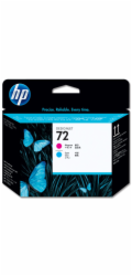 HP C9383A - originální HP 72 Magenta + Cyan DJ Printhead, C9383A